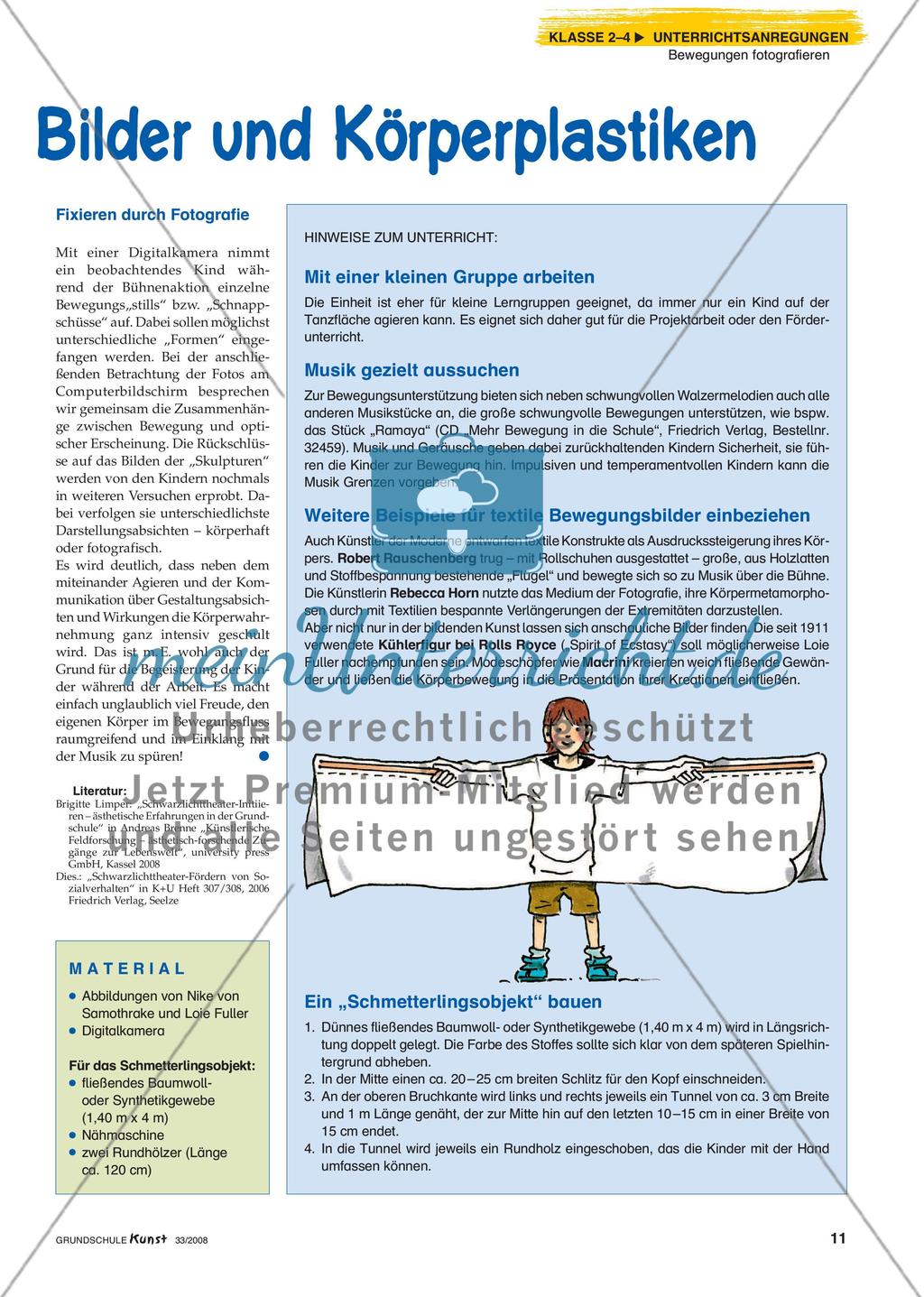 In Stoff gehüllt – bewegte Bilder und Körperplastiken Preview 2