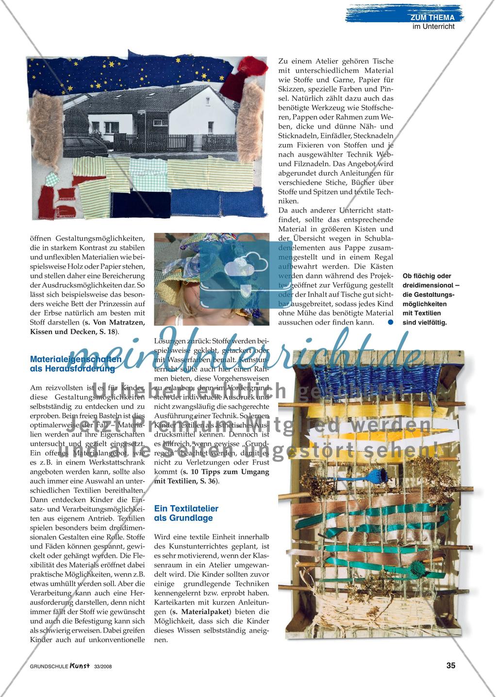 Gestalten mit Textilien = textiles Gestalten? Preview 2