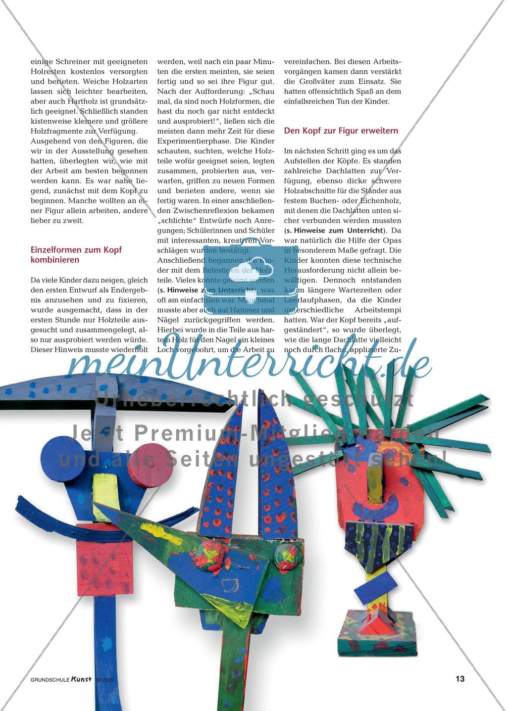 Figuren aus Holzabfällen Preview 2