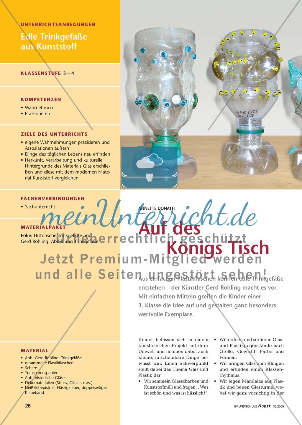 Edle Trinkgefäße aus Abfall Preview 1