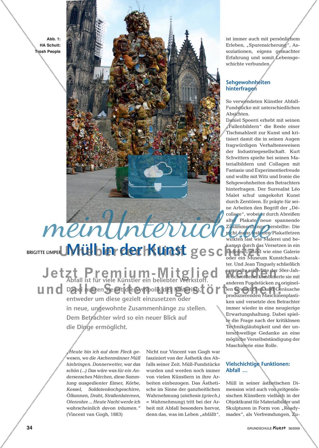 Abfall im Kontext des Kunstunterrichts Preview 3
