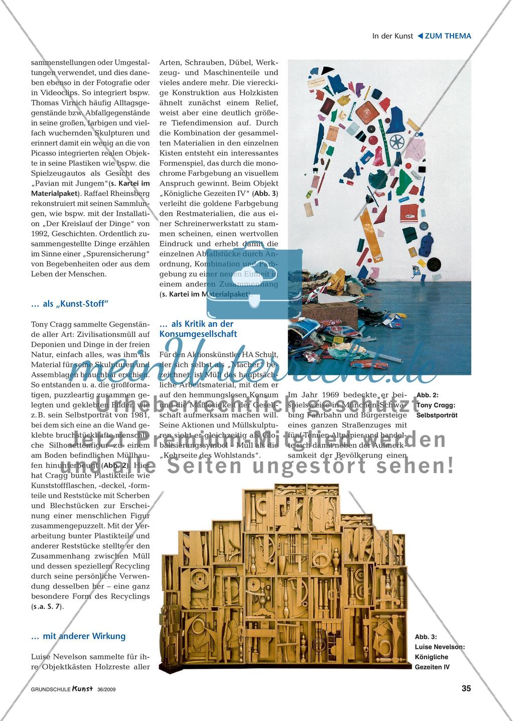 Abfall im Kontext des Kunstunterrichts Preview 4