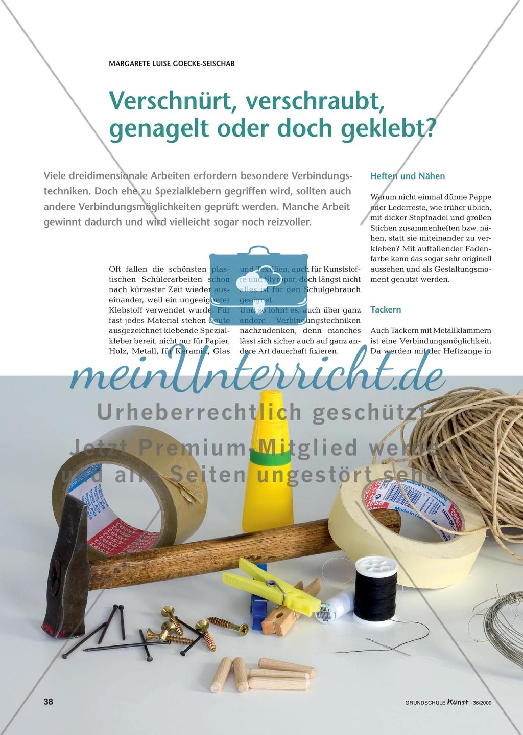 Verbindungstechniken beim dreidimensionalen Arbeiten Preview 1