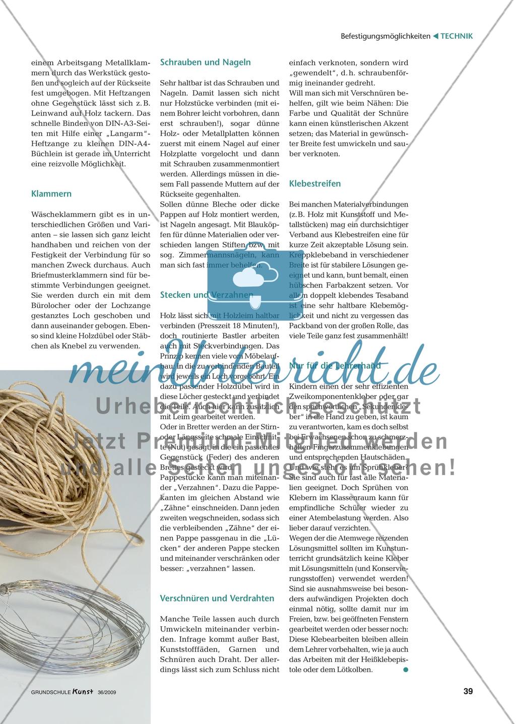Verbindungstechniken beim dreidimensionalen Arbeiten Preview 2