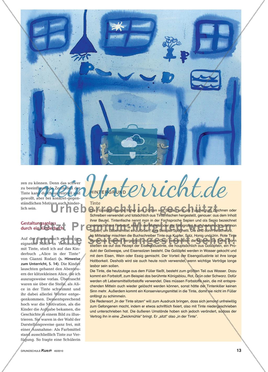 Experimente und Bilder mit Tinte Preview 2