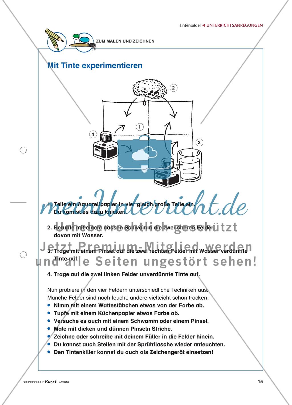 Experimente und Bilder mit Tinte Preview 4