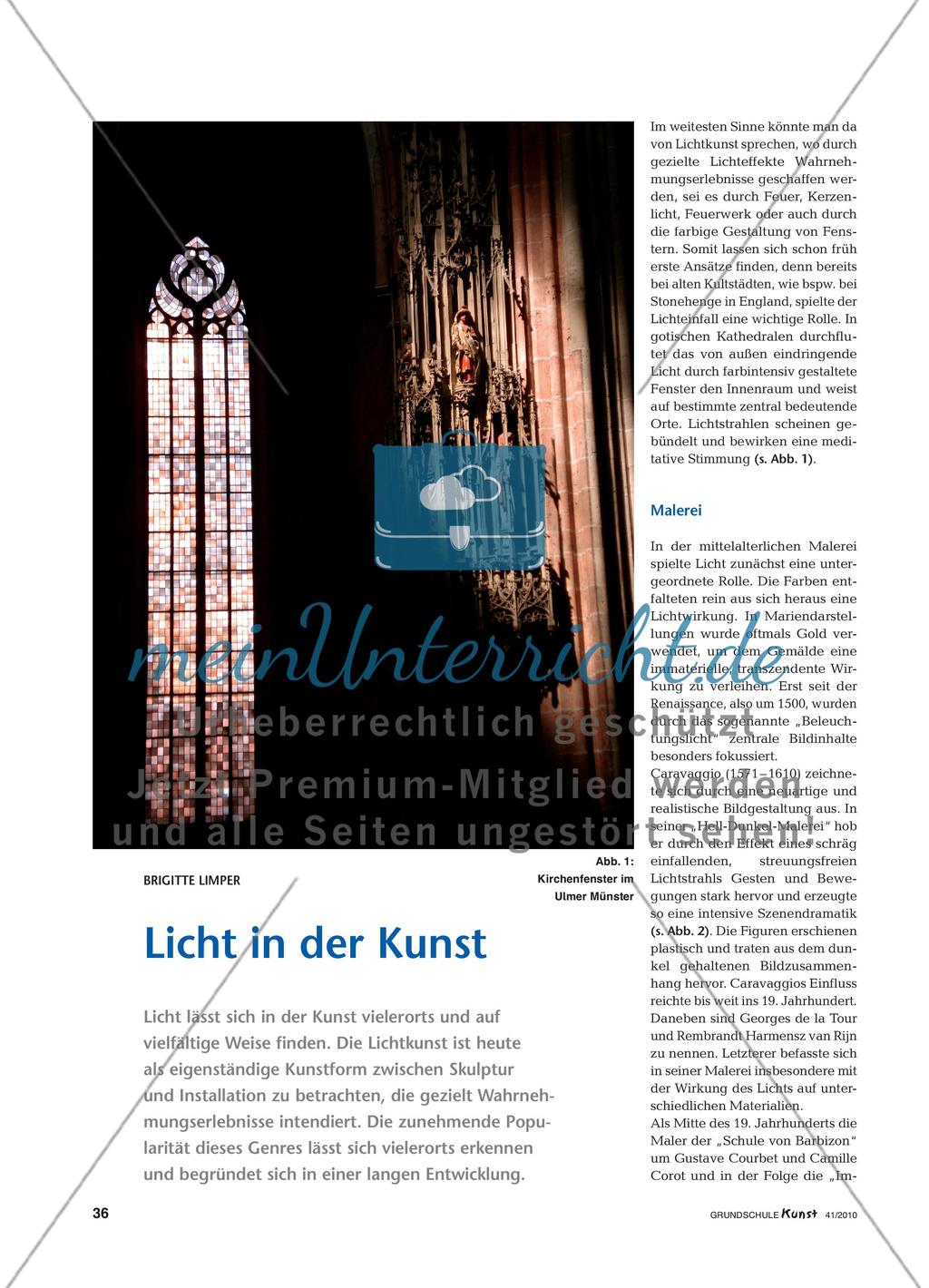 Licht in der Kunst Preview 1