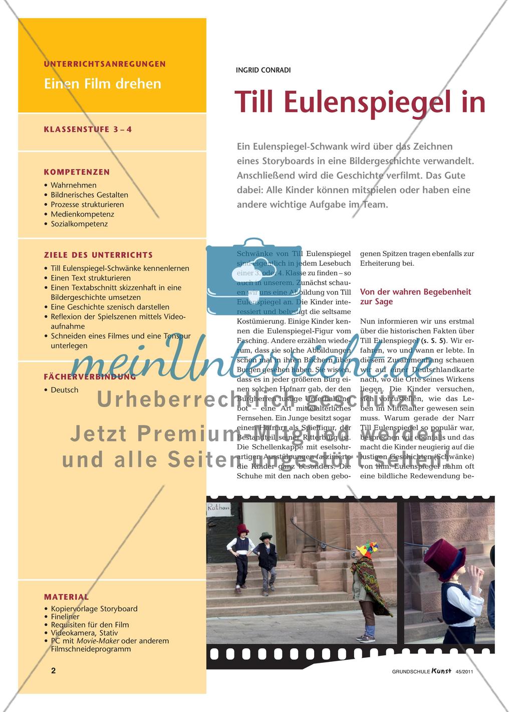Till Eulenspiegel in bewegten Bildern Preview 1