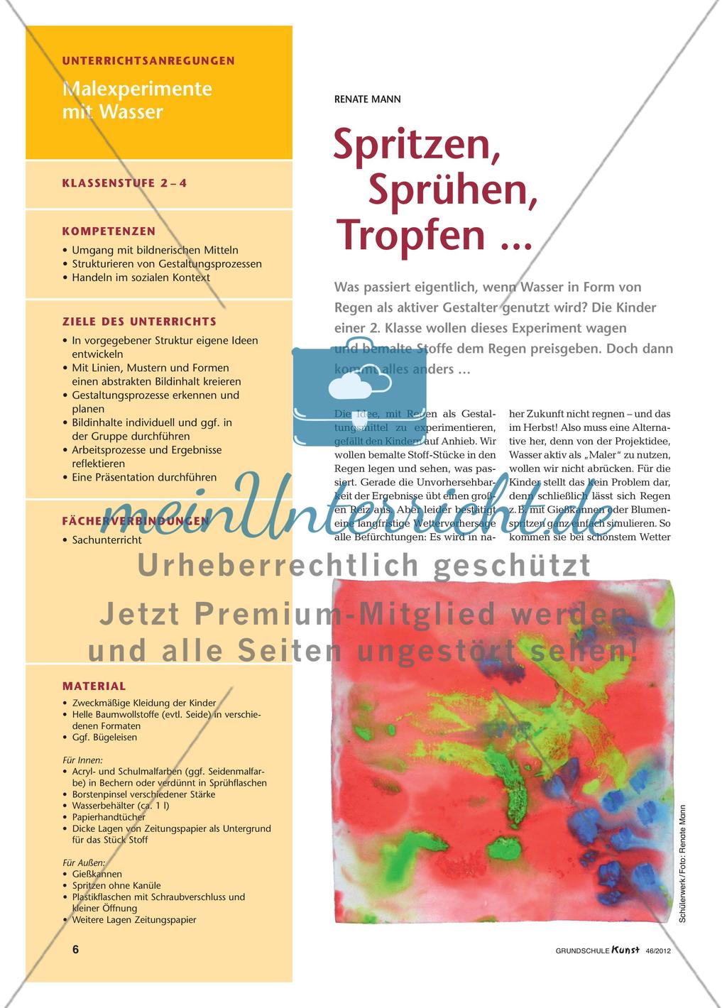 Spritzen, Sprühen, Tropfen ... Preview 1