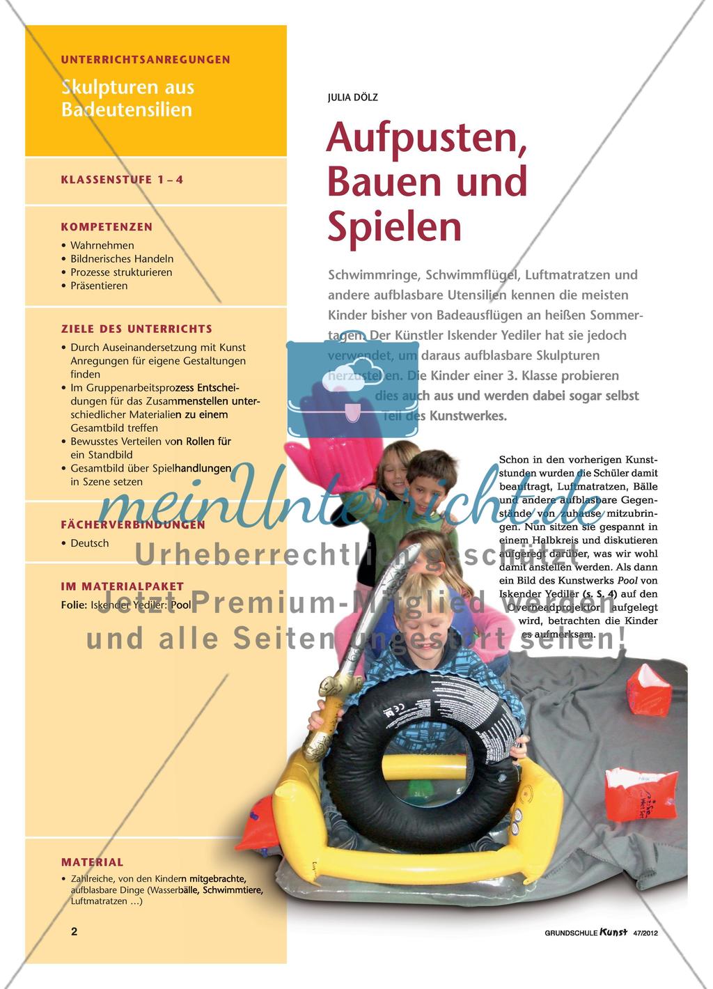 Skulpturen aus Badeutensilien Preview 1