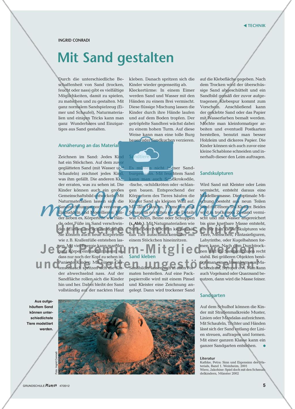 Sand als Gestaltungsmittel Preview 1