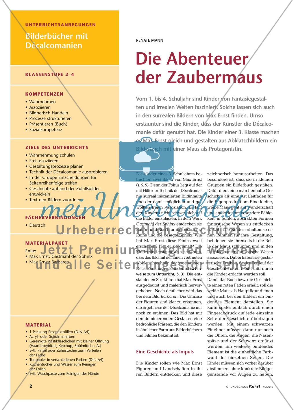 Die Abenteuer der Zaubermaus Preview 1