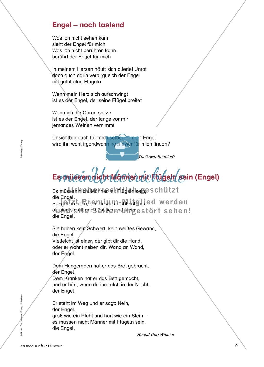 Paul Klees Linien-Engel: Zwei Varianten für den Einsatz im Unterricht Preview 6