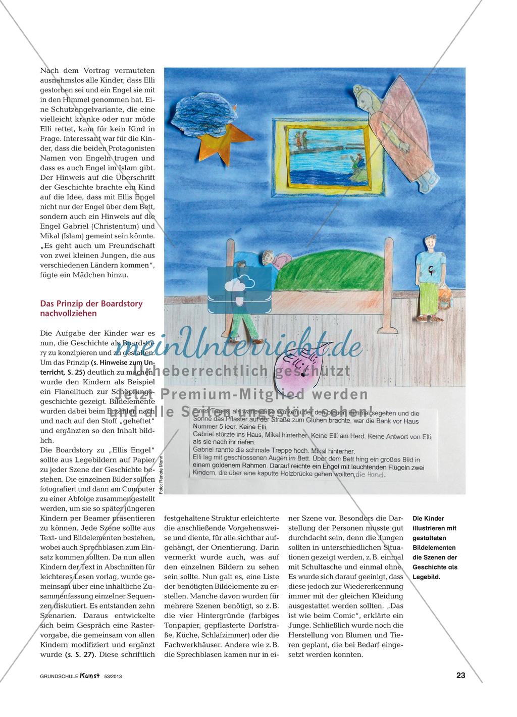 Eine Boardstory zur Geschichte