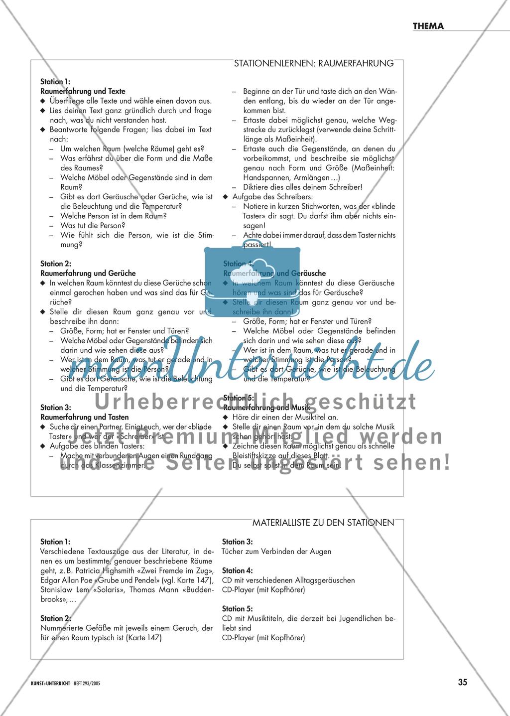 Raumerkundung – Raumerfahrung – Raumdarstellung: unbekannte Innenräume Preview 3