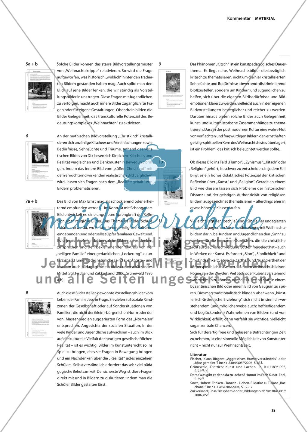 Materialteil: Weihnachtsbilder verstehen Preview 2