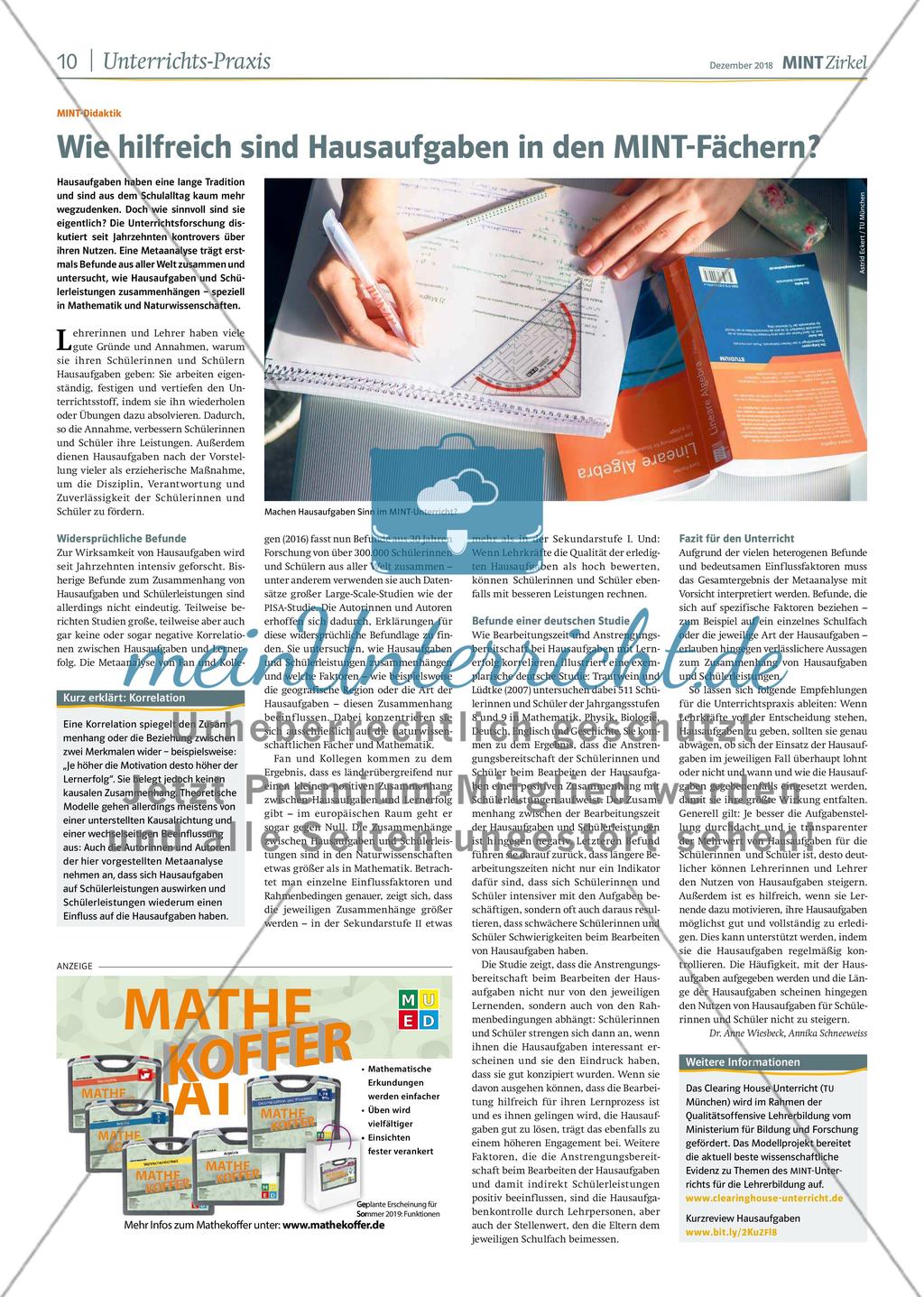 MINT Zirkel - Ausgabe 4, Dezember 2018 Preview 10