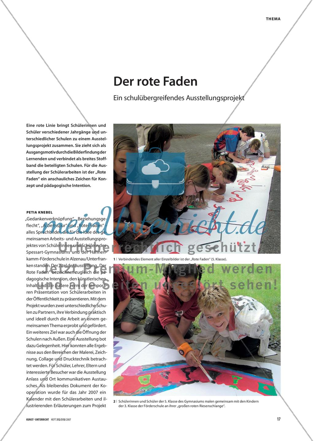 Der rote Faden - Ein schulübergreifendes Ausstellungsprojekt Preview 1