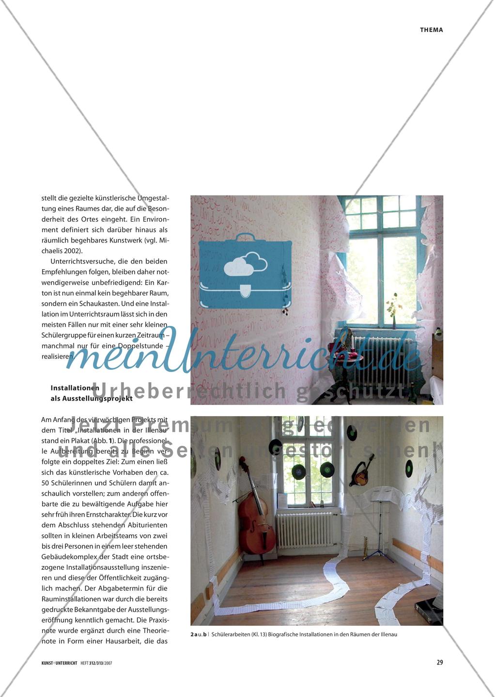 Von Tür zu Tür, durch Raum und Zeit … - Installationen in einer leerstehenden Heilanstalt Preview 2