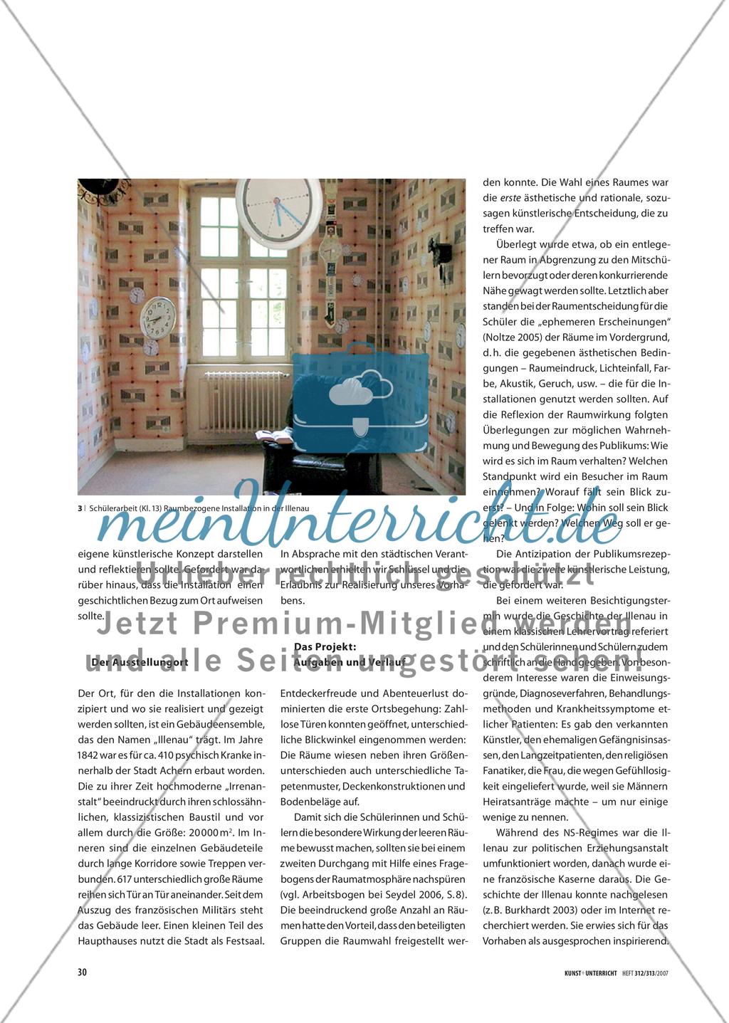 Von Tür zu Tür, durch Raum und Zeit … - Installationen in einer leerstehenden Heilanstalt Preview 3