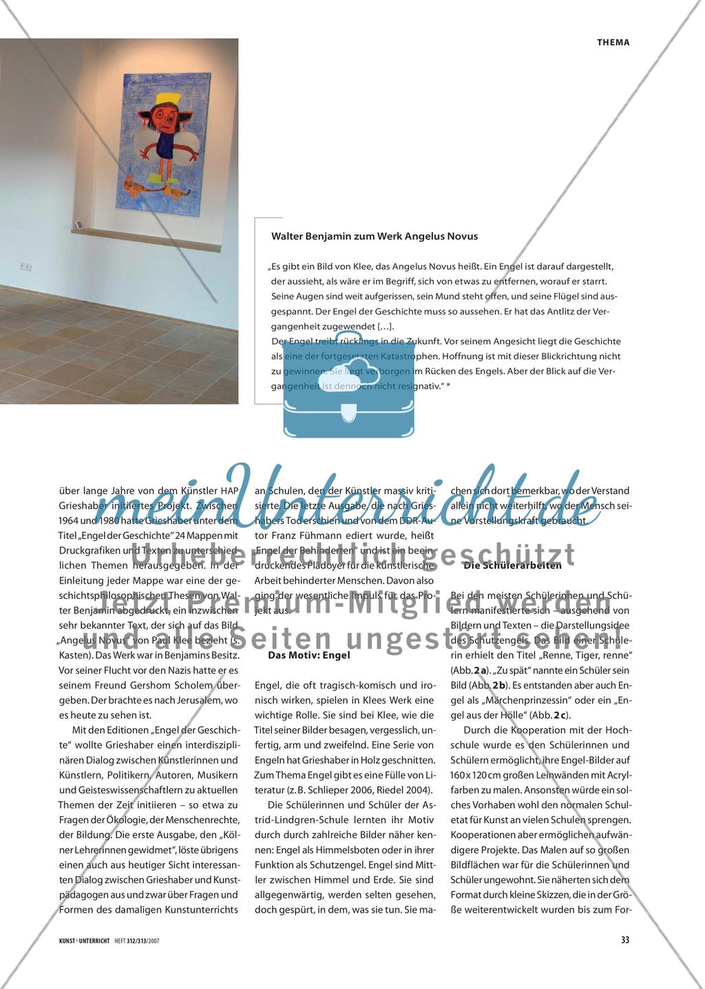 Engel unter Engeln - Ein Kooperationsprojekt zwischen Schule, Museum und Hochschule Preview 2