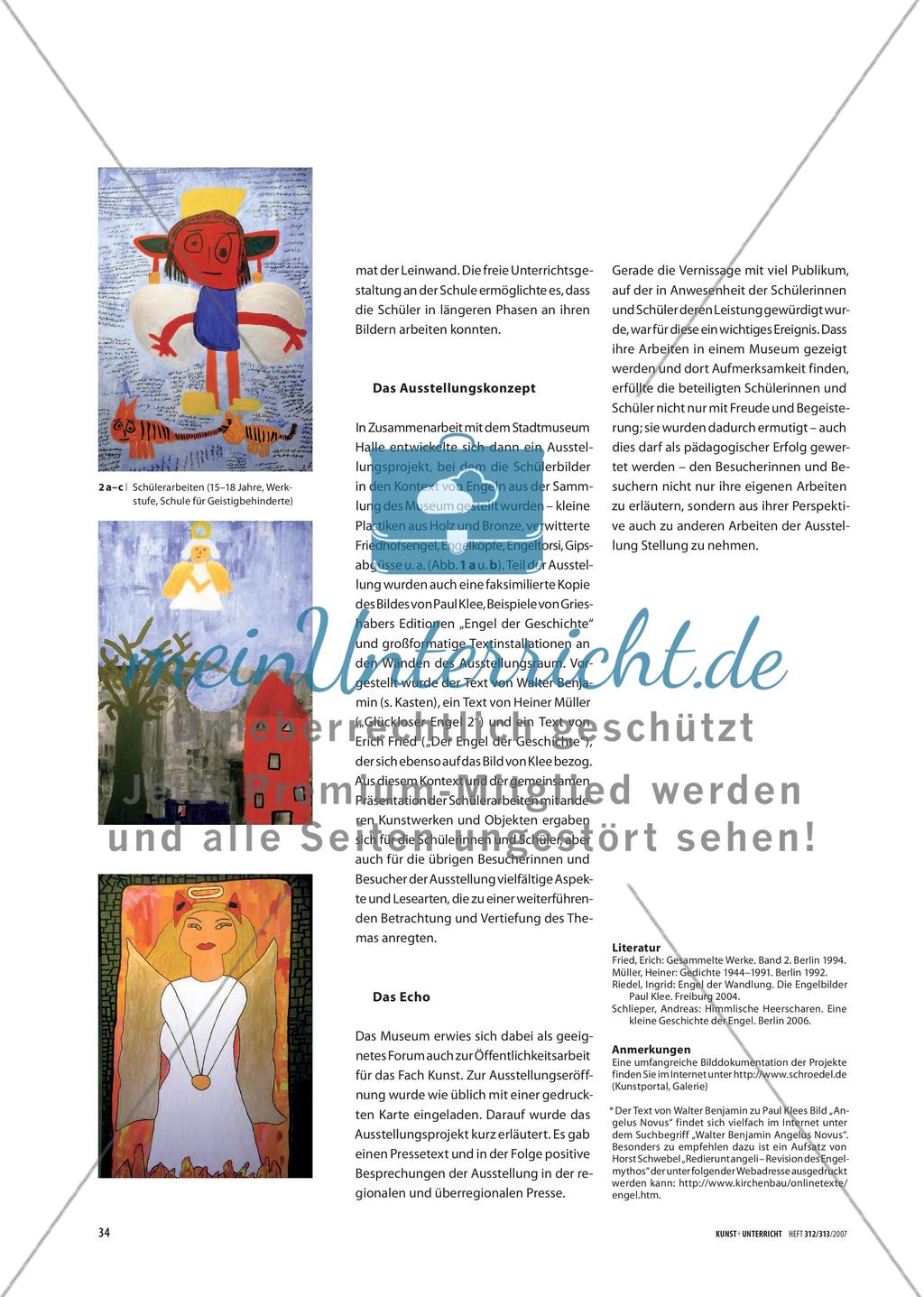 Engel unter Engeln - Ein Kooperationsprojekt zwischen Schule, Museum und Hochschule Preview 3