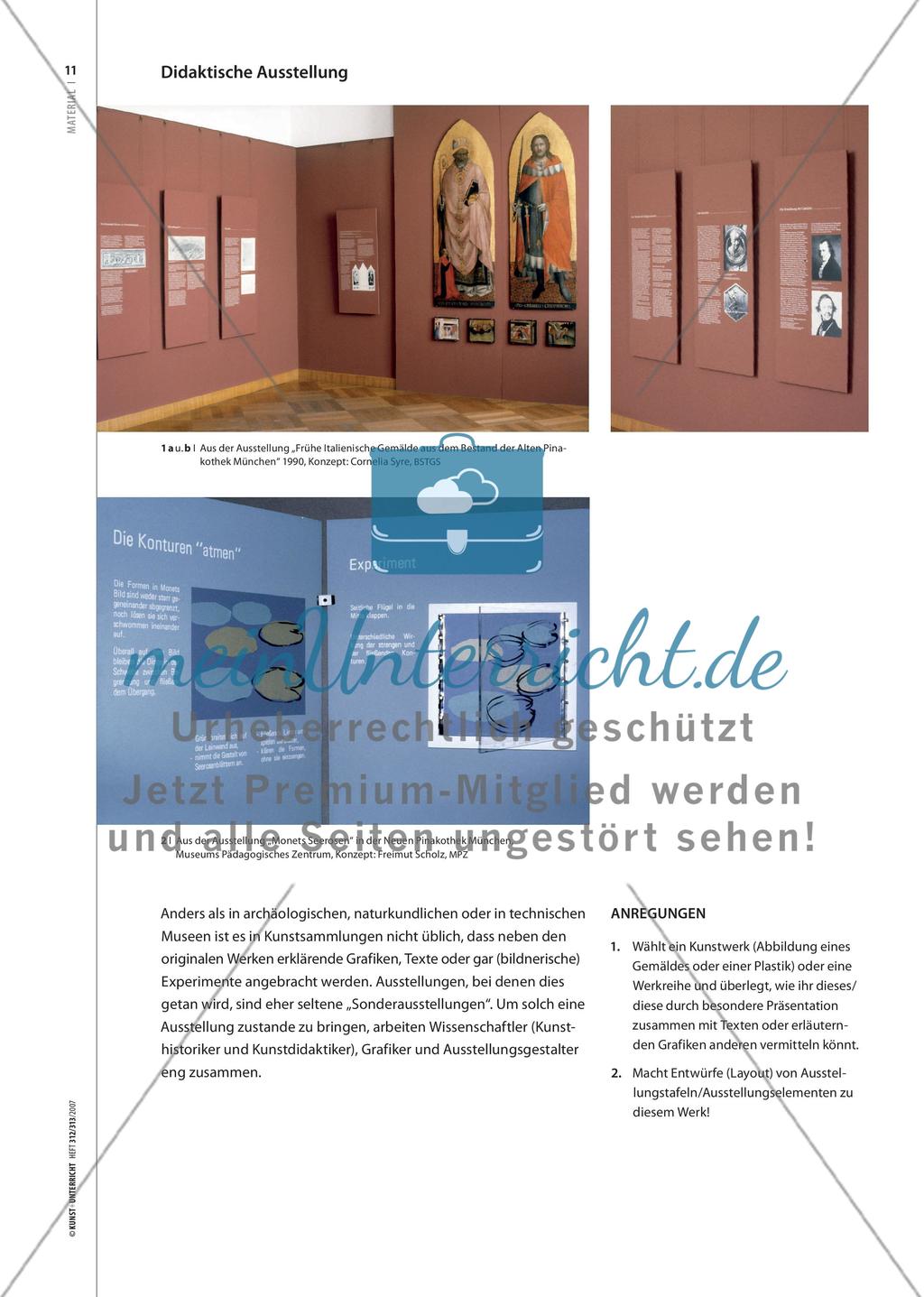 Materialteil: Ausstellungen betrachten: Hintergründe, Zusammenhänge Preview 14