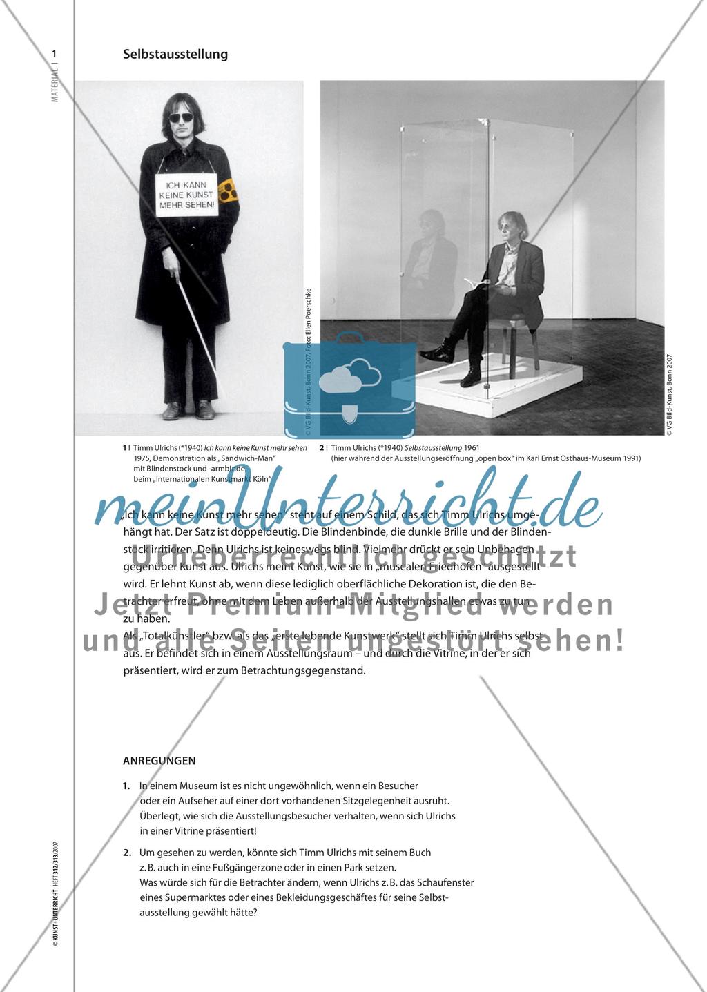 Materialteil: Ausstellungen betrachten: Hintergründe, Zusammenhänge Preview 3