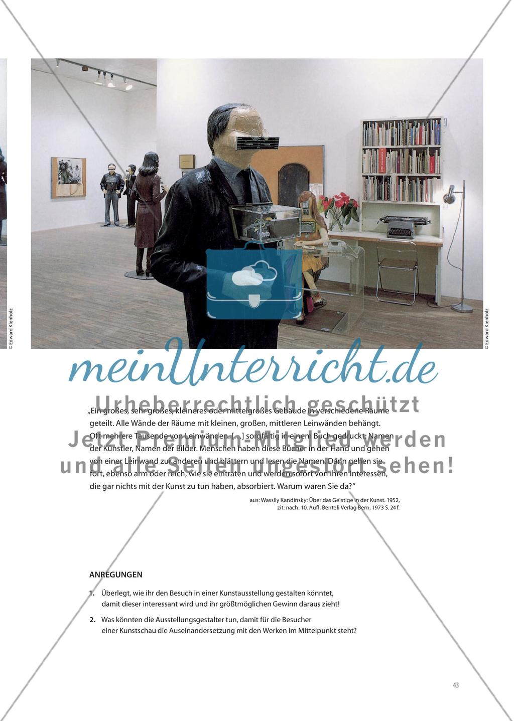 Materialteil: Ausstellungen betrachten: Hintergründe, Zusammenhänge Preview 6