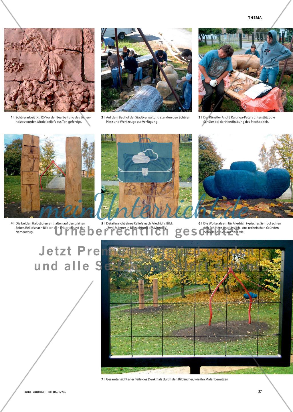 Caspar David Friedrich in Gützkow - Ein Projekt im virtuellen Klassenraum Preview 2