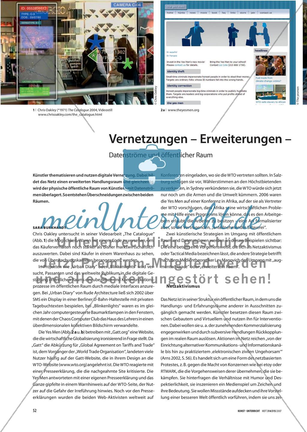 Vernetzungen – Erweiterungen – Überschneidungen: Datenströme und öffentlicher Raum Preview 1