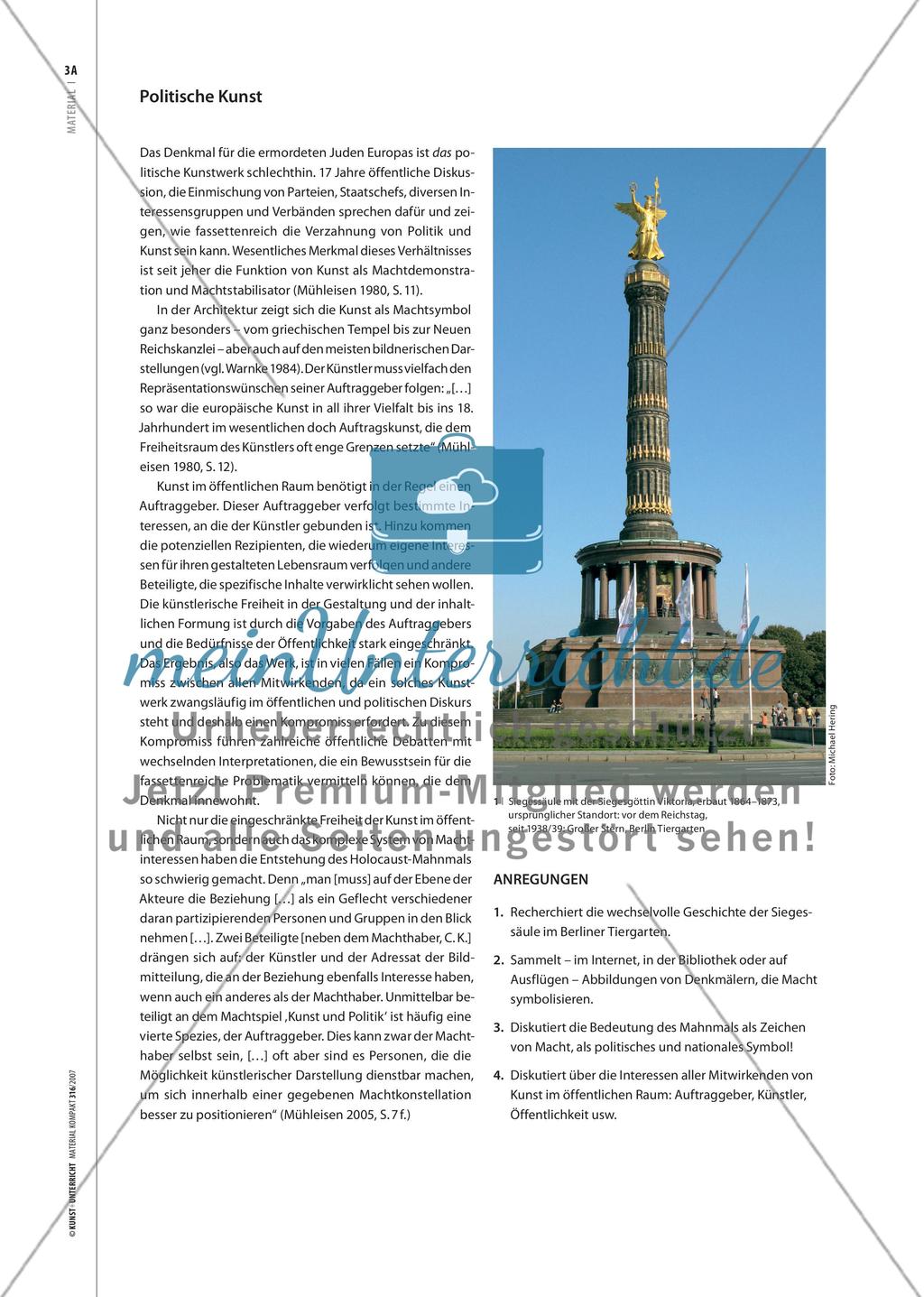 Das Denkmal als politisches und nationales Symbol Preview 1