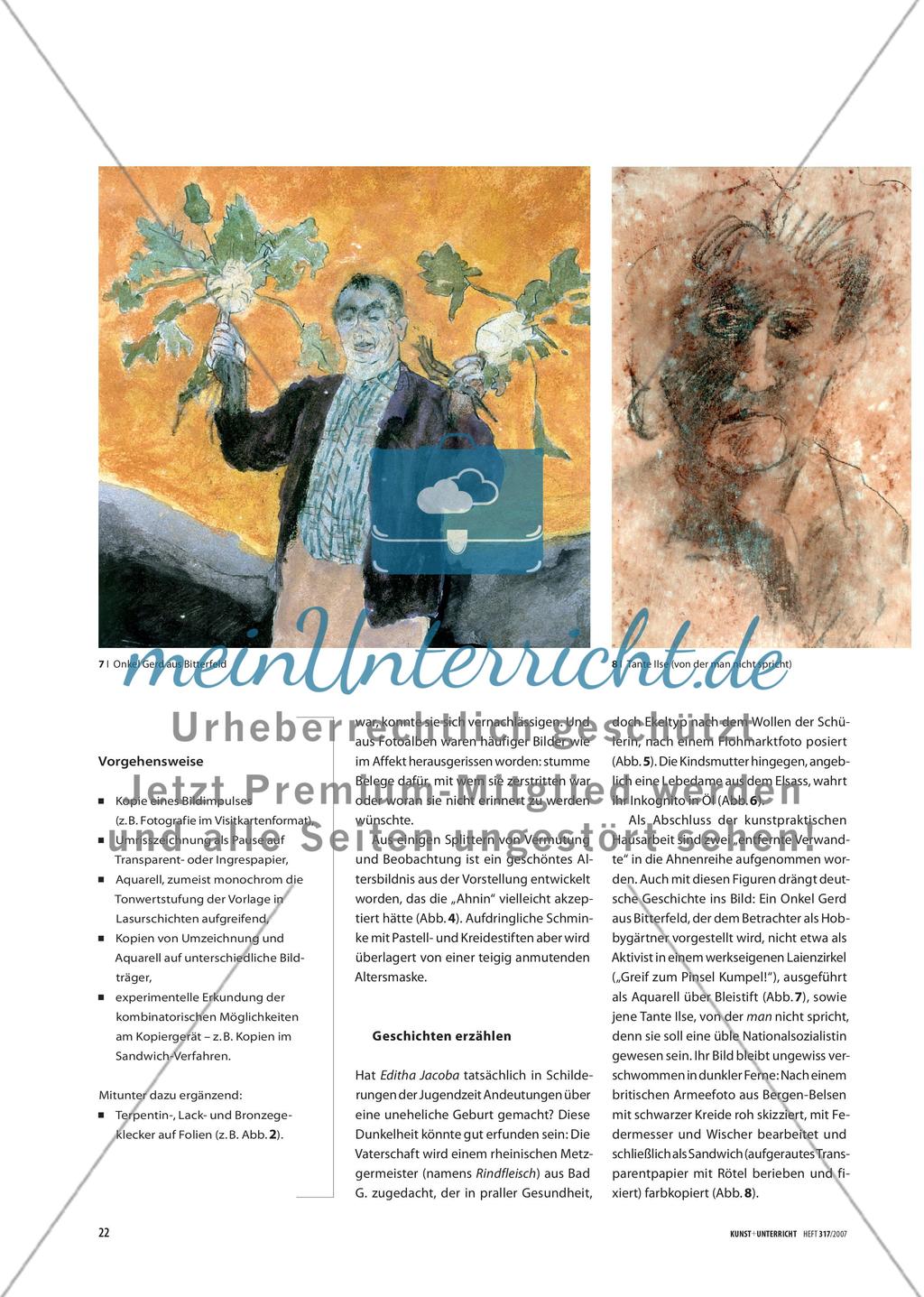 Fiktive Ahnengalerie - Experimentelle Porträtmalerei Preview 4