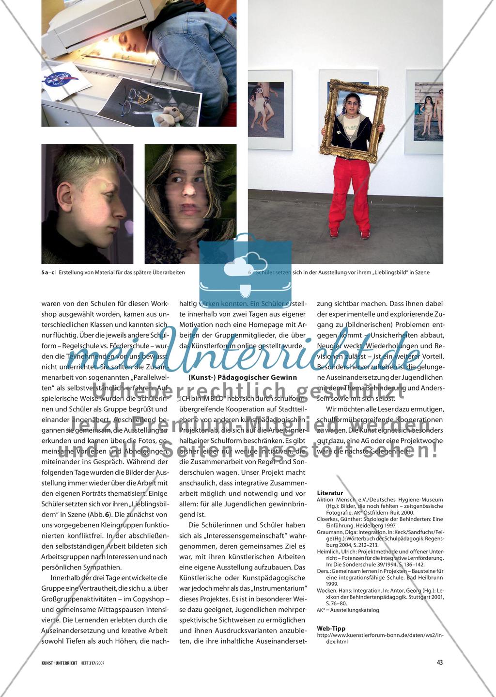 „ICH bin IM BILD“ - Ein integratives Projekt mit Schülern einer Gesamtschule und einer Förderschule Preview 3