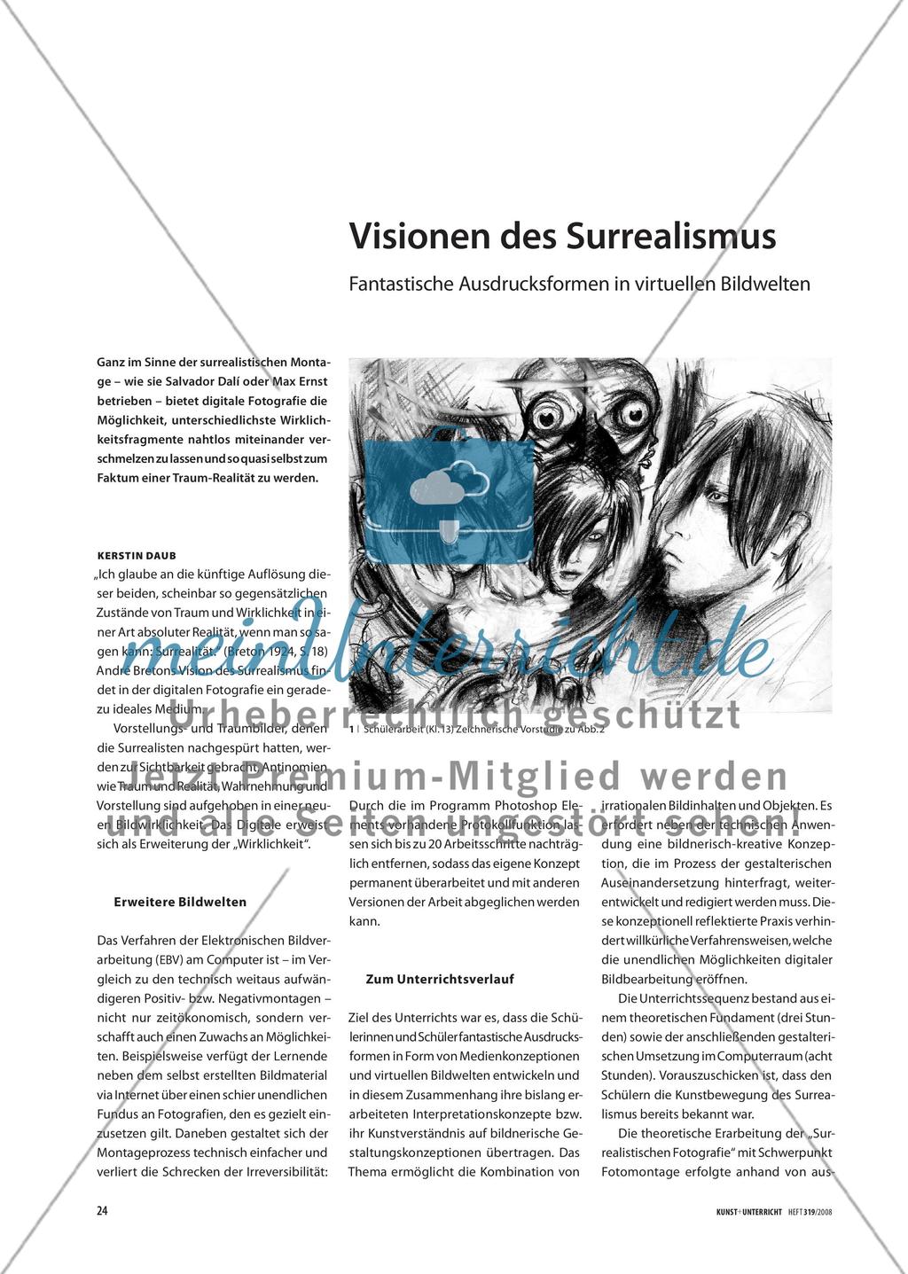 Visionen des Surrealismus - Fantastische Ausdrucksformen in virtuellen Bildwelten Preview 1
