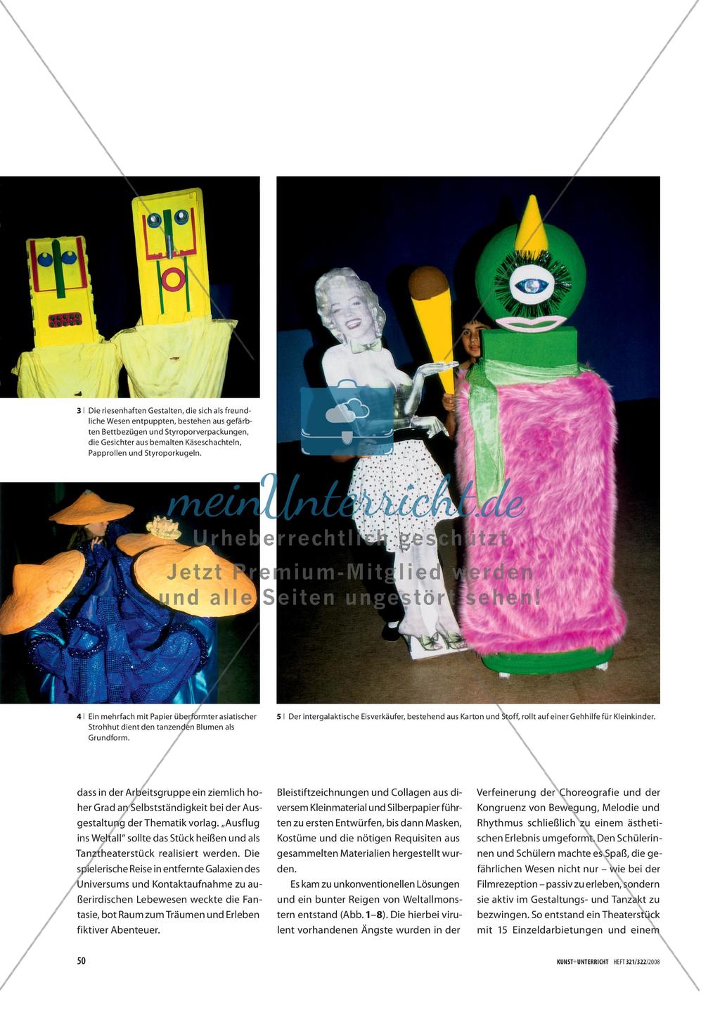 Ausflug ins Weltall - Tanztheater mit Masken Preview 2