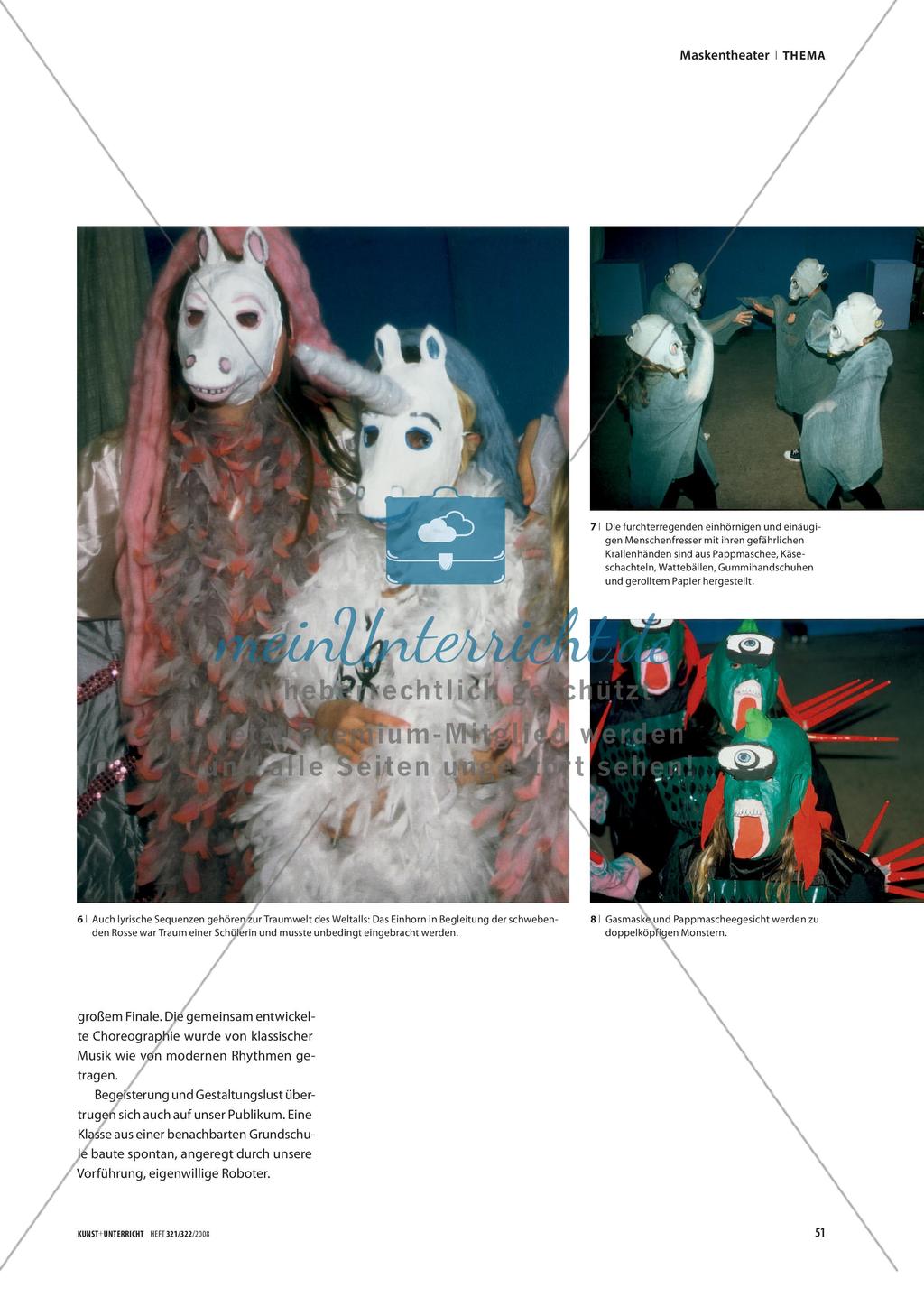 Ausflug ins Weltall - Tanztheater mit Masken Preview 3