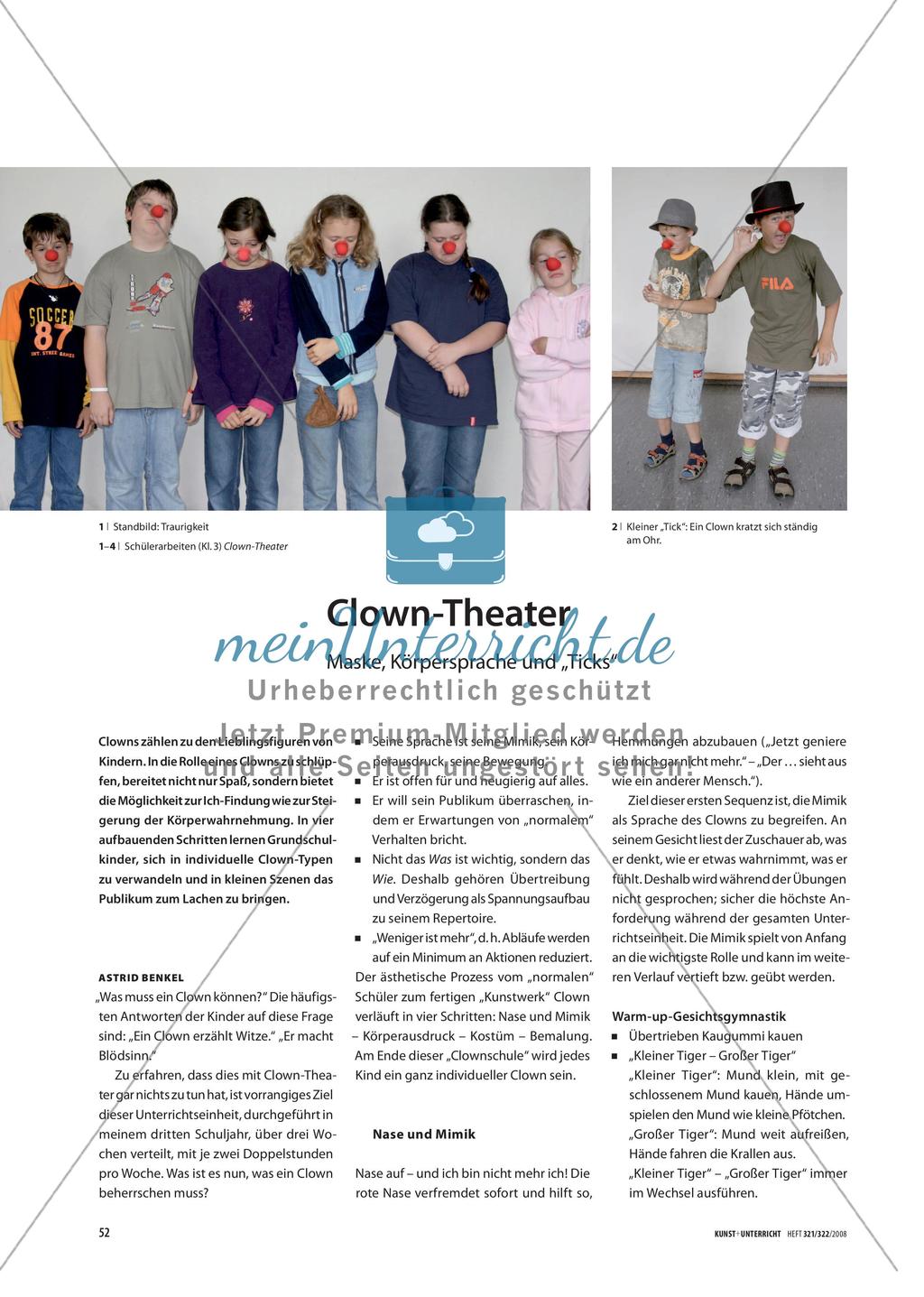 Clown-Theater - Maske, Körpersprache und „Ticks“ Preview 1