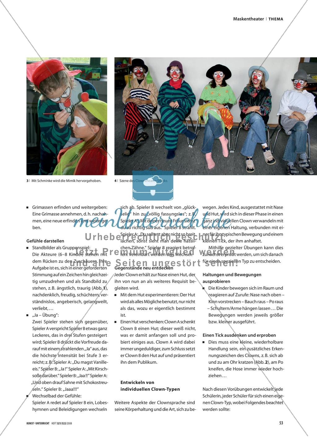Clown-Theater - Maske, Körpersprache und „Ticks“ Preview 2