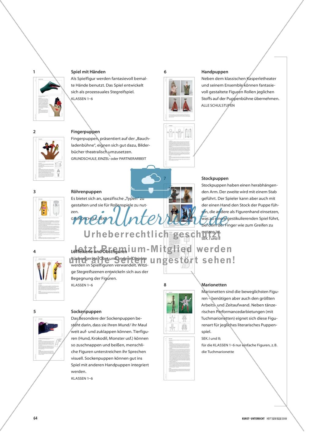 Materialteil: Figurentheater Preview 2