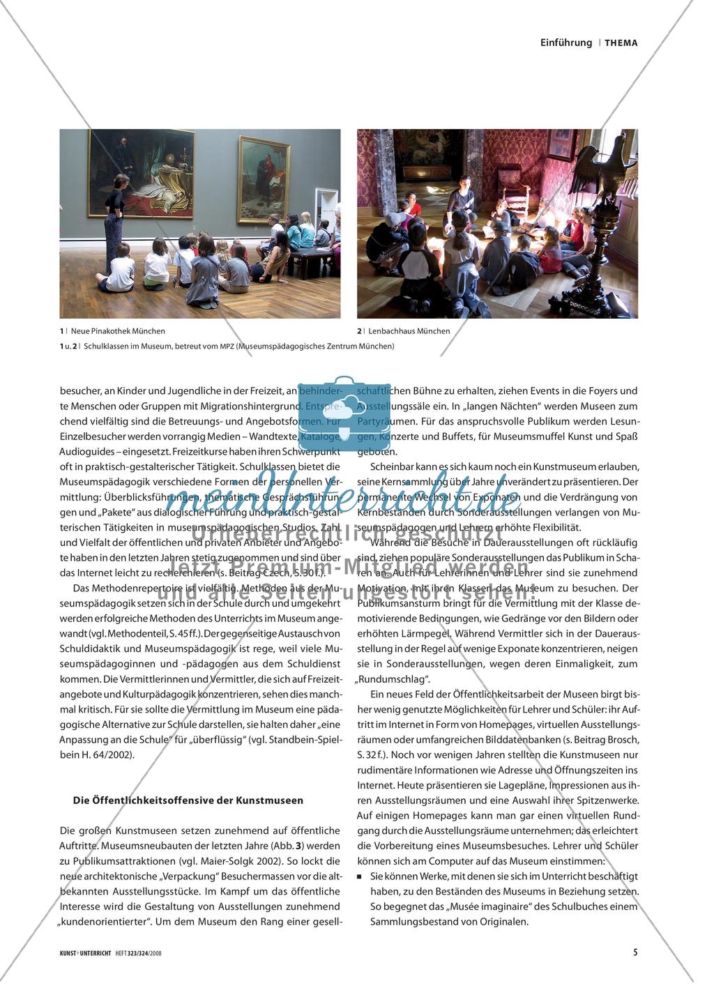 Ins Museum - Arbeiten im Museum, Arbeiten mit dem Museum Preview 2