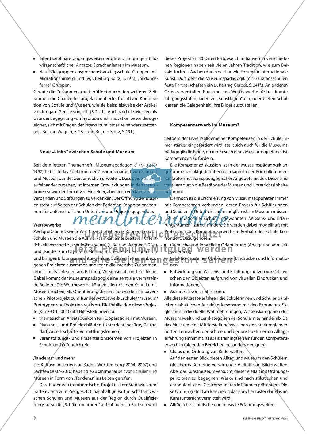 Ins Museum - Arbeiten im Museum, Arbeiten mit dem Museum Preview 5