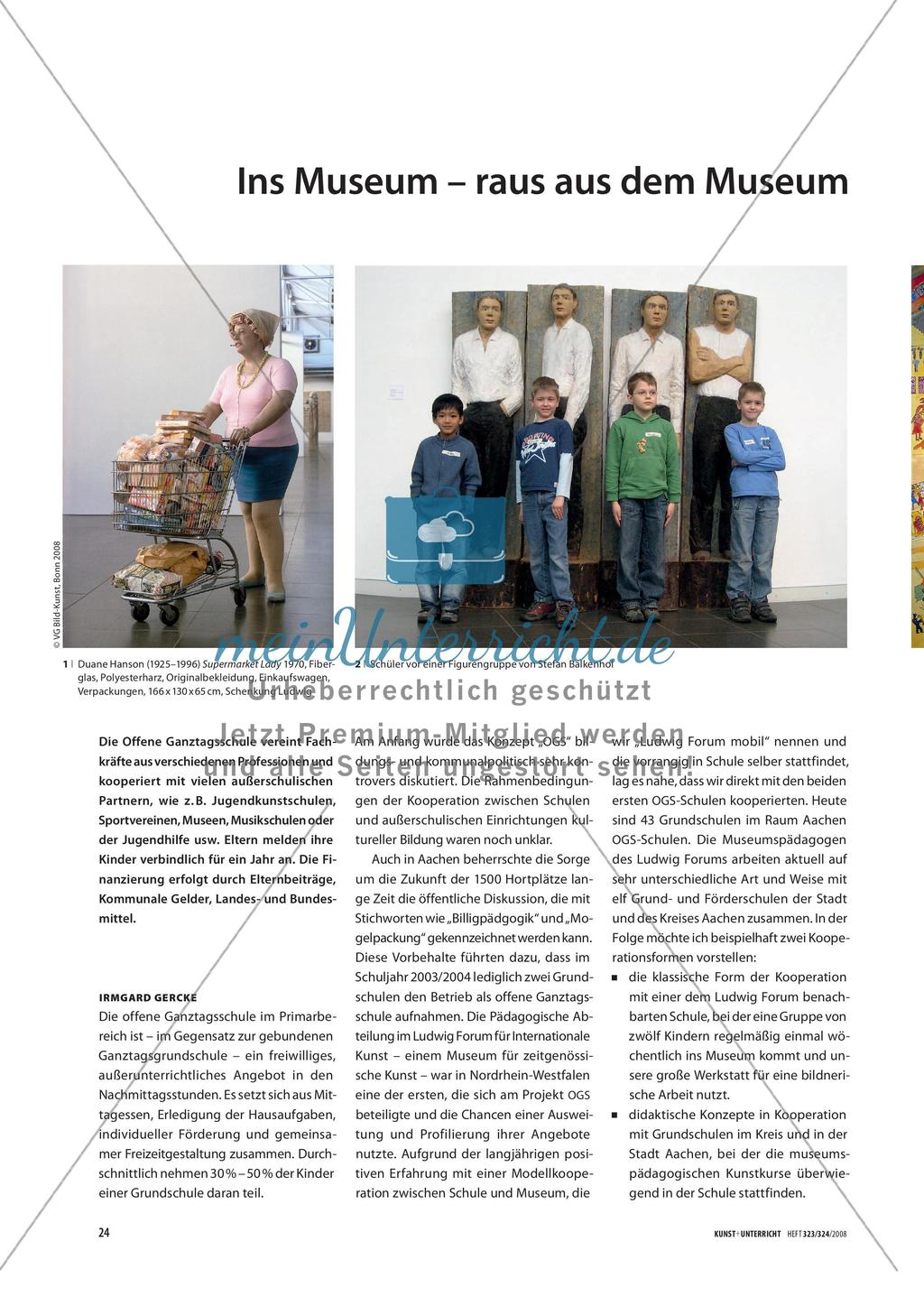 Ins Museum – raus aus dem Museum: Das Ludwig Forum als Partner in der „Offenen Ganztagsschule“ Preview 1