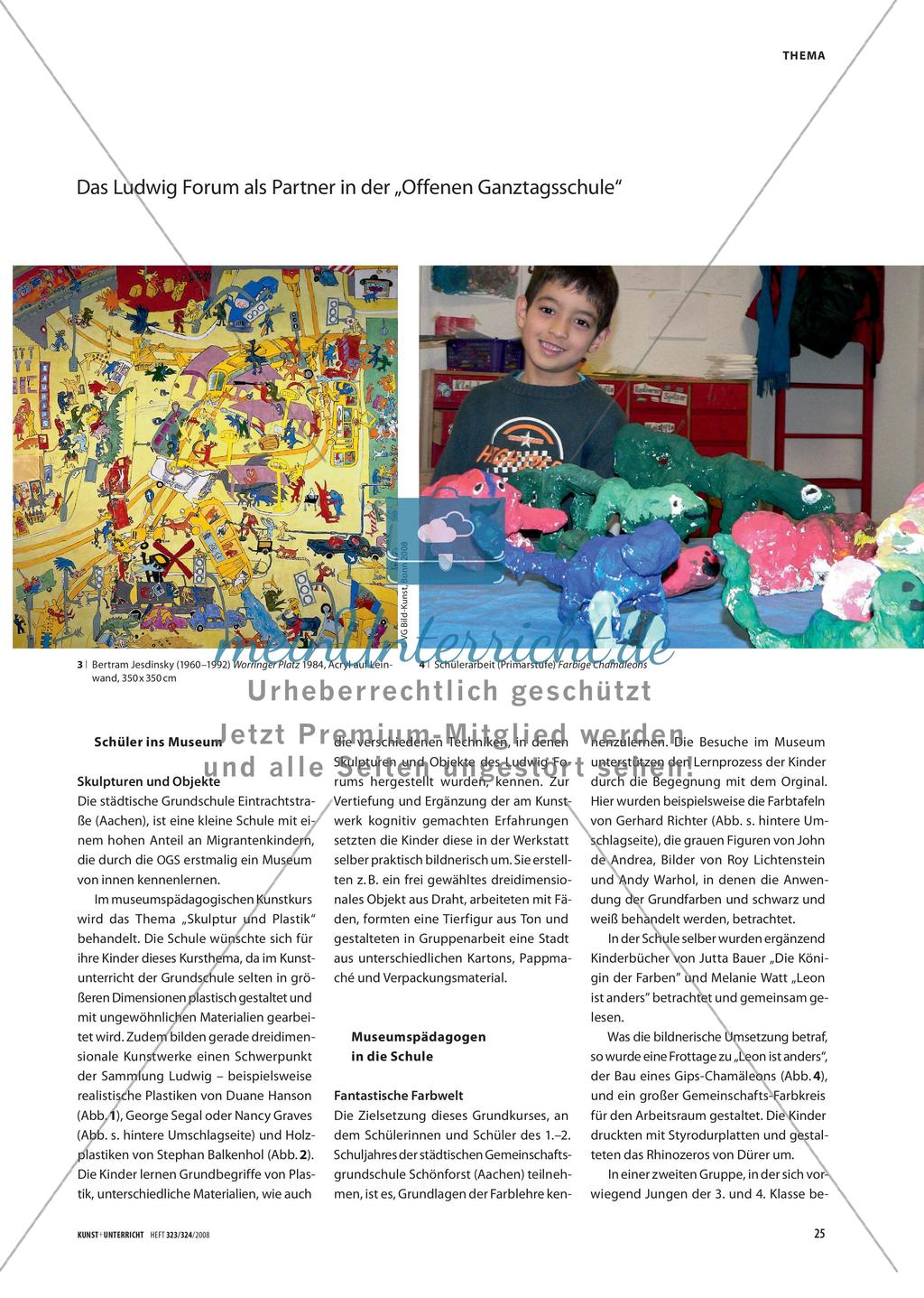 Ins Museum – raus aus dem Museum: Das Ludwig Forum als Partner in der „Offenen Ganztagsschule“ Preview 2