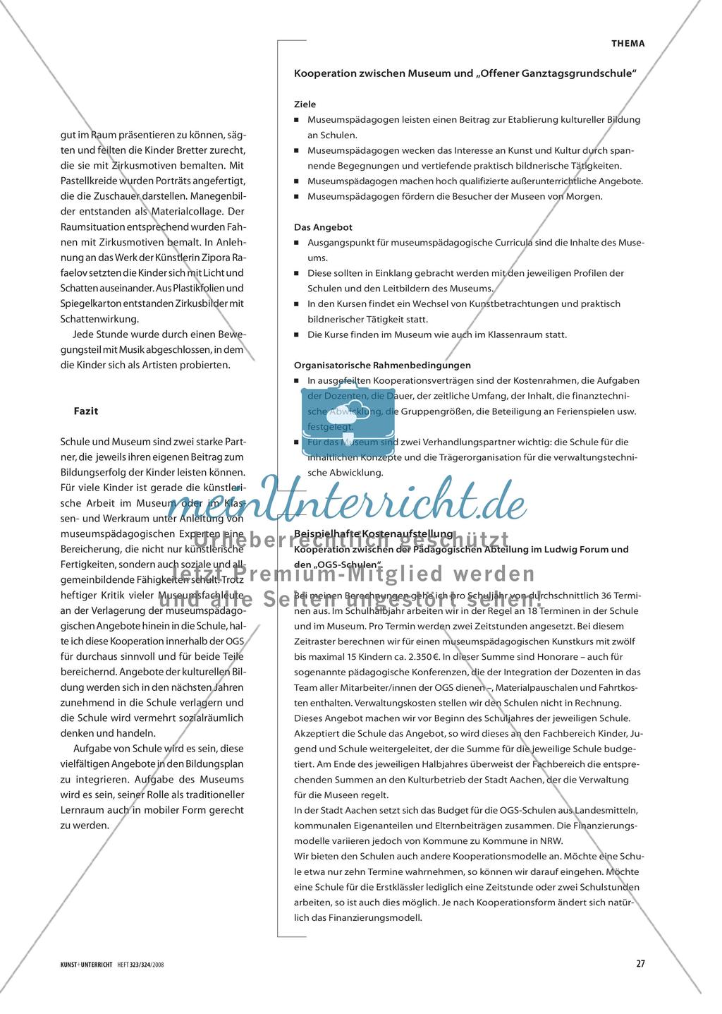 Ins Museum – raus aus dem Museum: Das Ludwig Forum als Partner in der „Offenen Ganztagsschule“ Preview 4