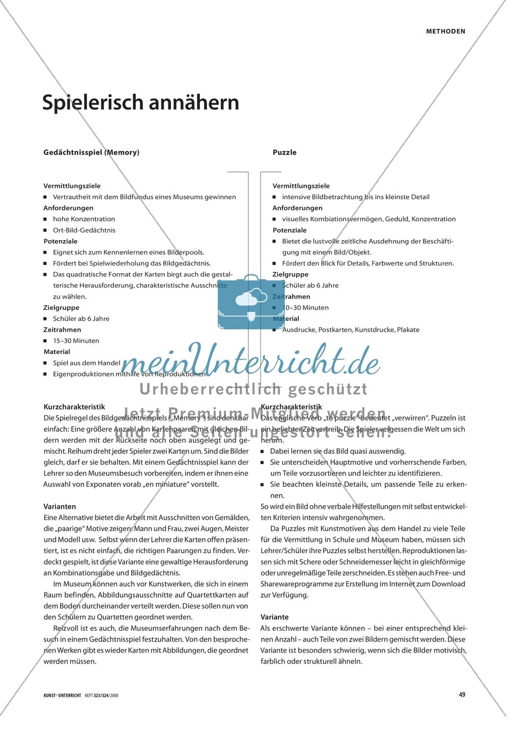 Methoden der Annäherung an Museumsobjekte Preview 5