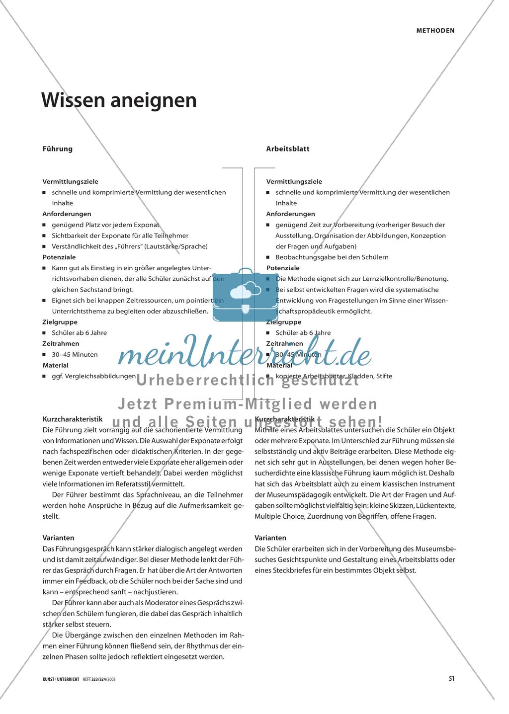 Methoden der Annäherung an Museumsobjekte Preview 7