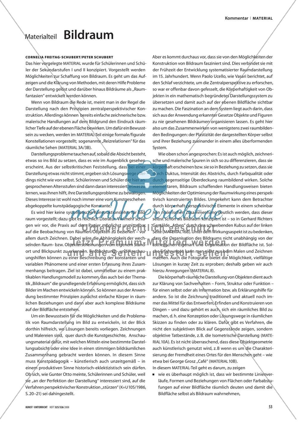 Materialteil: Bildraum Preview 1
