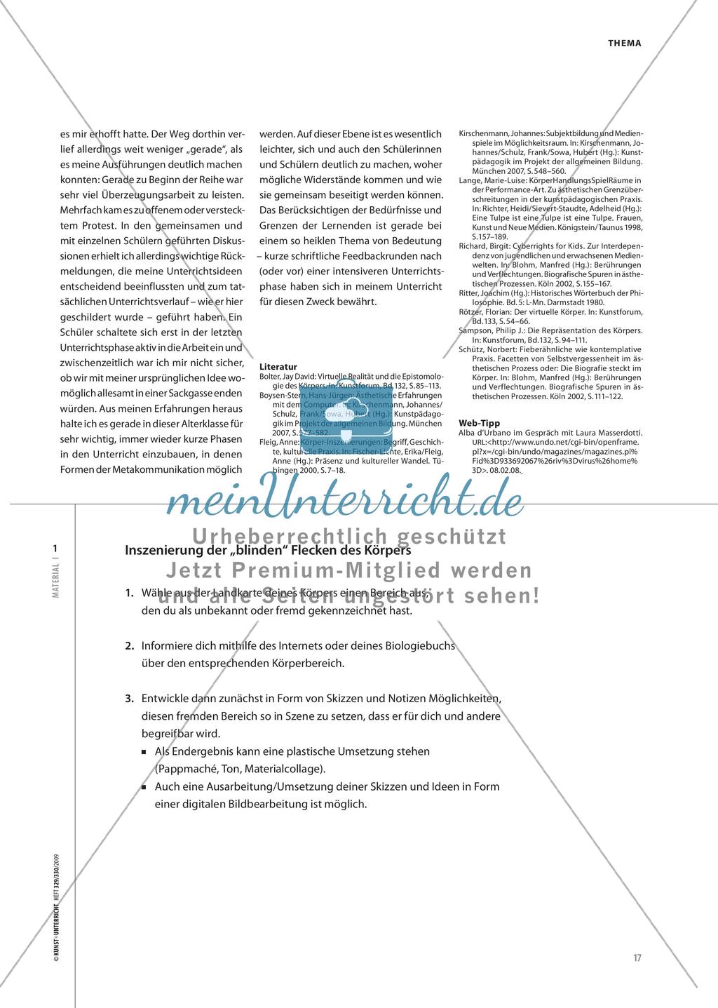 Verborgende Körperregionen - Über das Fremde den eigenen Körper erkunden und begreifen Preview 4