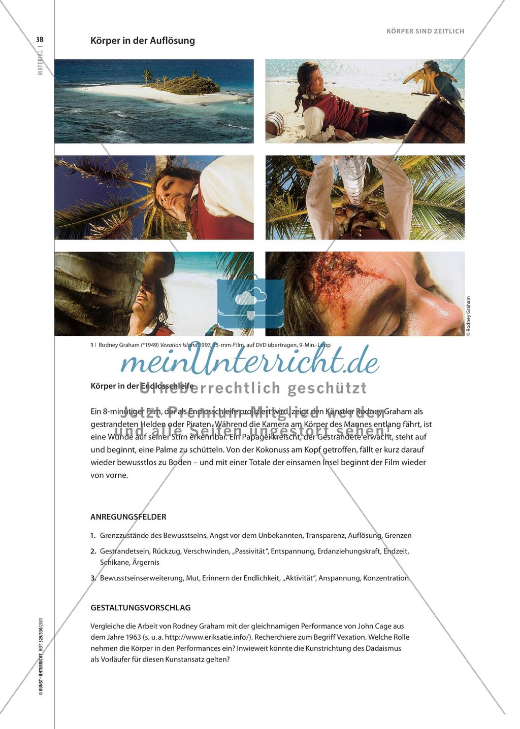 Materialteil: Aspekte zu Körperdarstellungen und -inszenierungen Preview 13